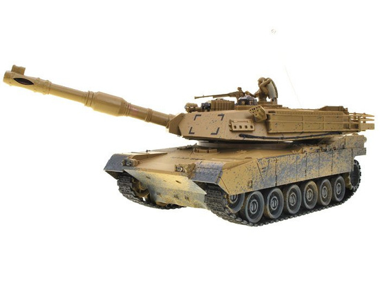 Controlled TANK M1A2 desert camouflage RC0374