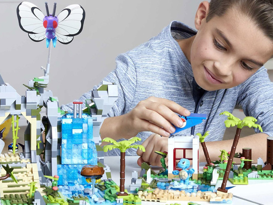 Mattel MEGA Pokémon set 1362 pieces + 4 Pokemon figures ZA6035