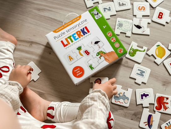 Captain Science Sensory Puzzle Letters - I touch, arrange and learn ZA6086