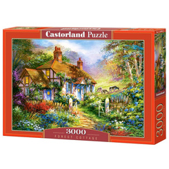 Puzzle 3000-elementów  Forest Cottage C-300402-2