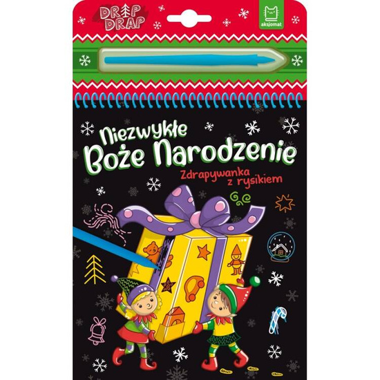 Aksjomat Niezwykłe Boże Narodzenie kolorowa Zdrapywanka z rysikiem KS0845