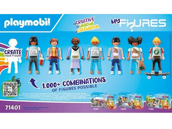 54-piece Playmobil blocks 71401 Create your own figure ZA5434