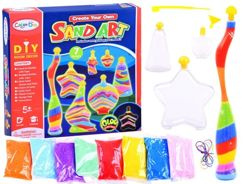 Kreatywny zestaw obrazek piasek w butelce wisiorek ozdoba ZA2876