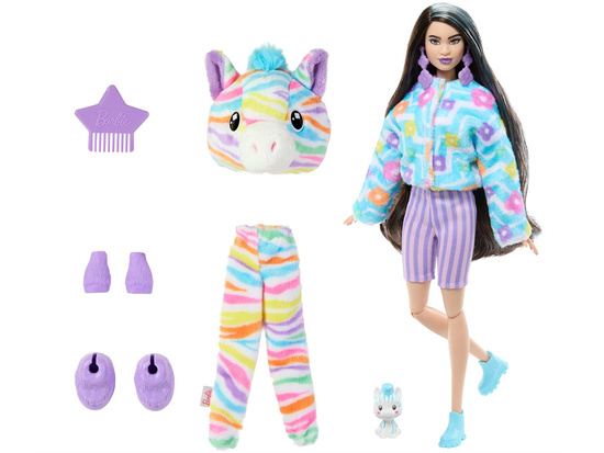 Mattel Barbie Cutie Reveal series: Sweet Dreams ZEBRA + accessories ZA6052
