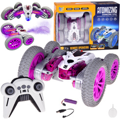 Remote controlled SUPER FAST STUNT car - steam and light RC0729