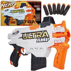 Nerf Ultra AMP Launcher + 6 Foam Cartridges ZA4584