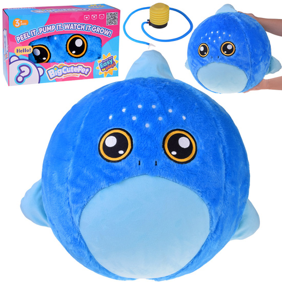 Wielka pluszowa Piłka maskotka urocze zwierzątko 45cm Rekin ZA5977