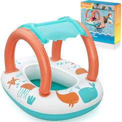 Bestway Dmuchany Ponton comfort plush łódka odpinany dach z dnem 34203