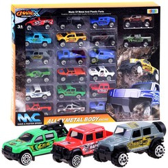 A set of 20 metal cars. Off-road cars ZA3233