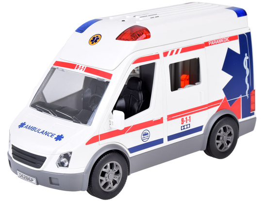 Interactive ambulance stretcher figures light sound ZA5456