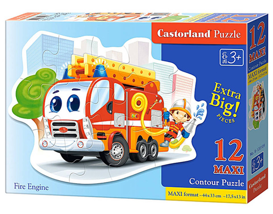 Puzzle 12 pcs. MAXI Fire Engine