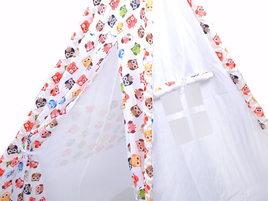 Teepee wigwam cheerful owls for a child ZA3508