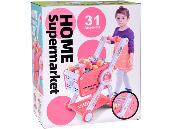 Shopping Cart + Grocery Accessories Playing Shop ZA5898