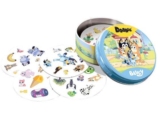 Rebel Dobble Bluey Card Game - Round Playing Cards GR0825