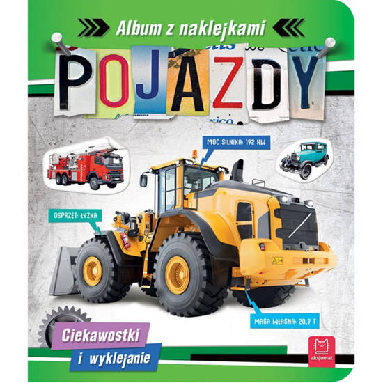 Aksjomat Album z naklejkami Pojazdy. KS0633