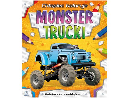 Aksjomat Chłopiec koloruje. Monster trucki KS0343