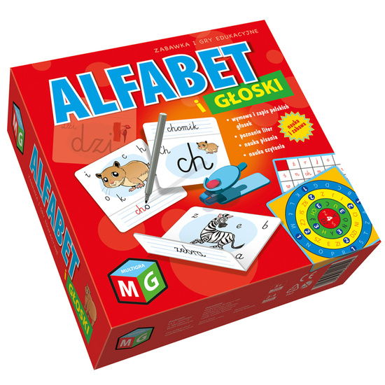 Alfabet i głoski gra układanka edukacyjna GR0287