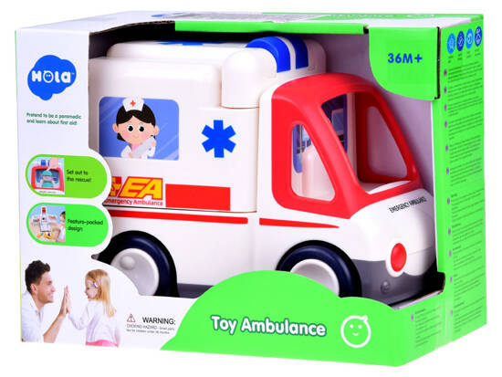 Autko Ambulans interaktywny pacjent ZA4540