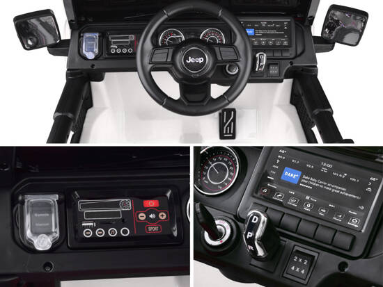 Autko na akumulator Jeep Wrangler Rubicon 4x4 PA0223 BI