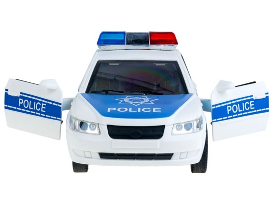 Auto POLICJA dźwięk światło syrena ZA2118