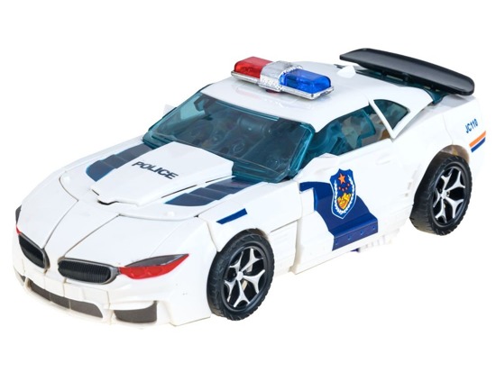 Auto Policyjne Robot zmieniający się Policja ZA0900