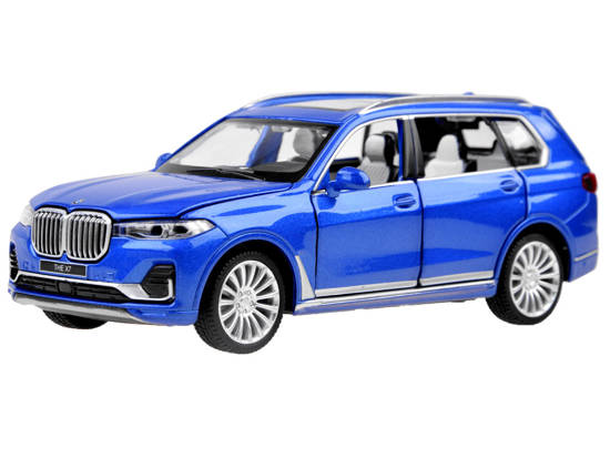 Auto Suv BMW X7 1:32 metalowe autko model dźwięki światła ZA3756