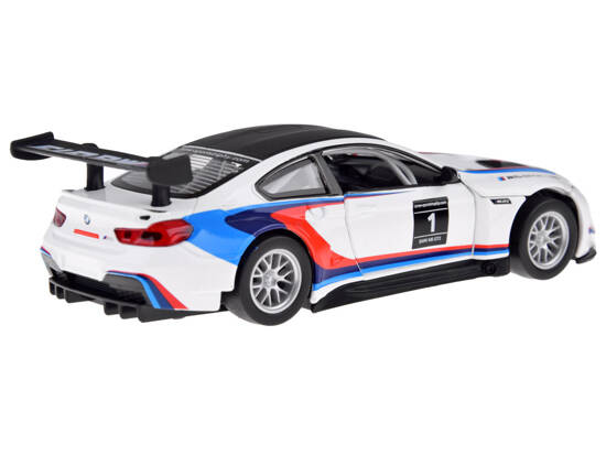 Auto metalowe model sportowe BMW M6 GT3 skala 1:32  światło dźwięk ZA4613