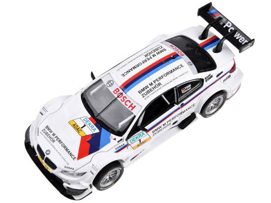 Auto metalowe sportowy model BMW M3 DTM skala 1:32 dźwięki światła ZA4608