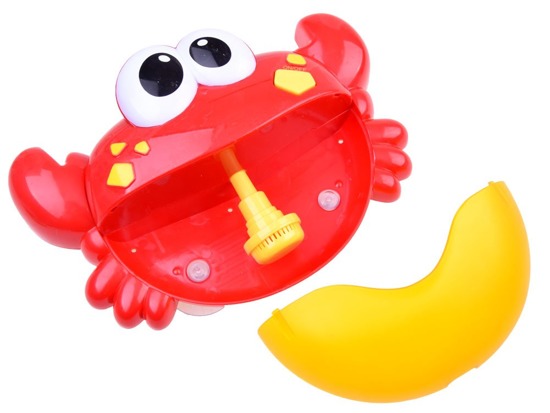 Bąbelkowy wesoły Krab zabawka do kąpieli ZA2687