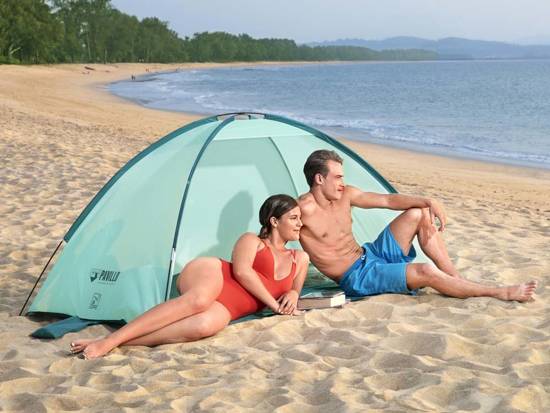 Bestawy namiot plażowy parawan UPF 80 2osoby 68105