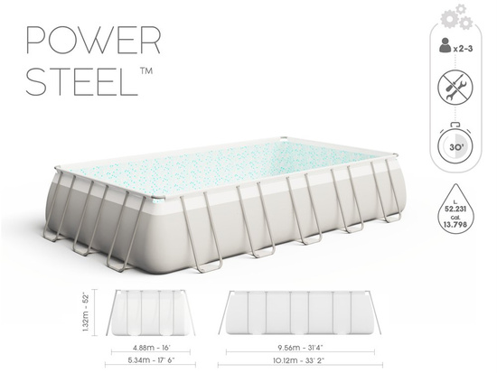 Bestway Basen STELAŻOWY 956x488x132cm 19w1 56623