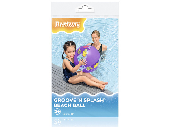 Bestway Dmuchana piłka plażowa ANANASY 51 cm 31036 