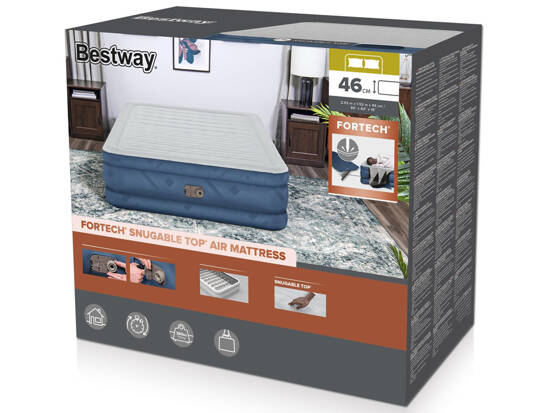 Bestway Dmuchany Materac dwuosobowy samopompujący 203x152x46cm 69075