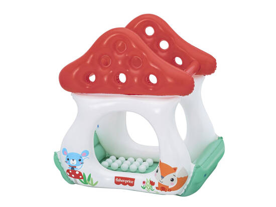 Bestway Dmuchany basenik z kulkami GRZYBEK MUCHOMOREK Fisher Price 93570