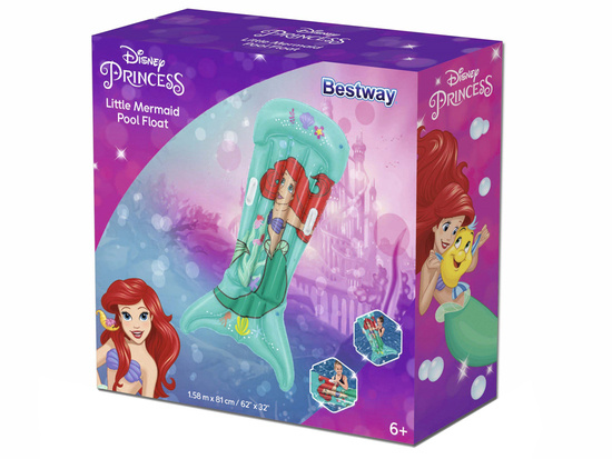 Bestway Dmuchany materac Disney Princess Mała Syrenka ARIEL 158 cm 9101F