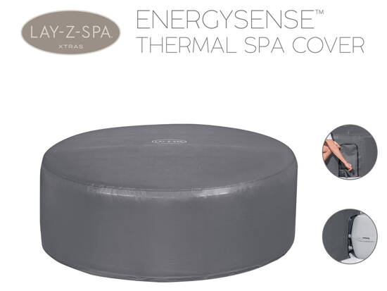 Bestway ENEGYSENSE Pokrywa termiczna pokrowiec do Lay-Z-Spa 196cm 60318