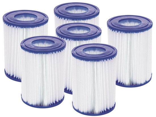 Bestway Filtr typ II wkład do pompy 6szt. 58094