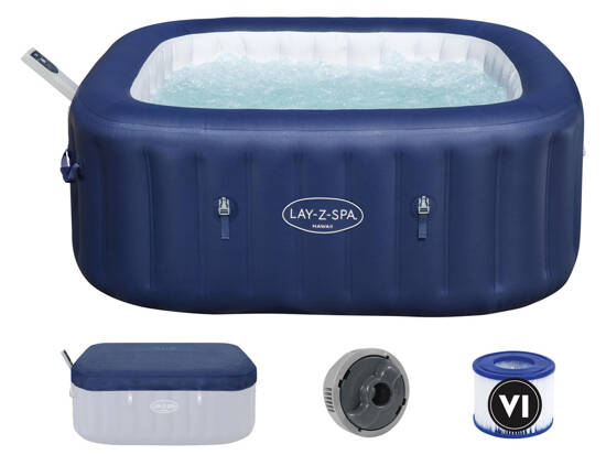 Bestway Lay-Z-Spa HAWAII hydromasaż wbudowana pompa WiFi aplikacja 6001H