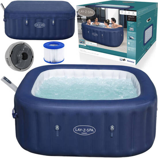 Bestway Lay-Z-Spa HAWAII hydromasaż wbudowana pompa WiFi aplikacja 6001H