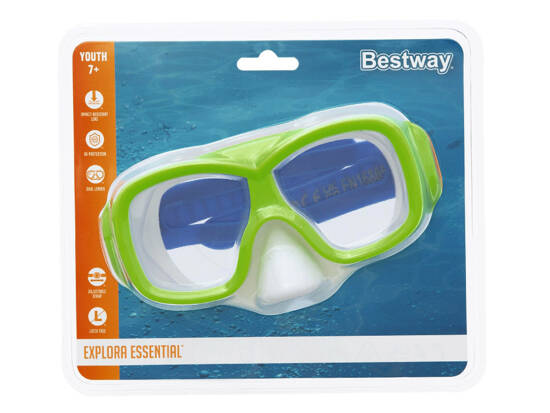 Bestway Okulary Maska do pływania i snurkowania AQUANAUT 22039