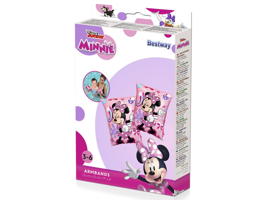 Bestway Rękawki Motylki do pływania Disney Junior myszka Minnie 91038