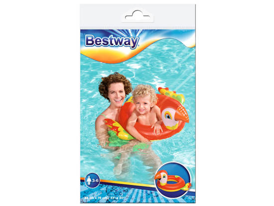 Bestway dmuchane koło do pływania papuga 36128