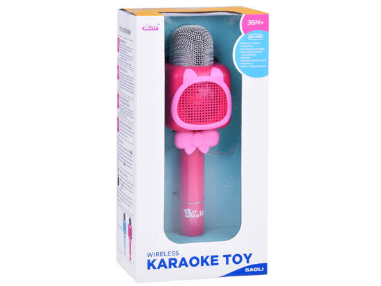 Bezprzewodowy Mikrofon dla dzieci KARAOKE nagrywanie Bluetooth IN0168