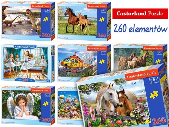 Castorland piękne Puzzle 260 elem. CLASSIC CA0009