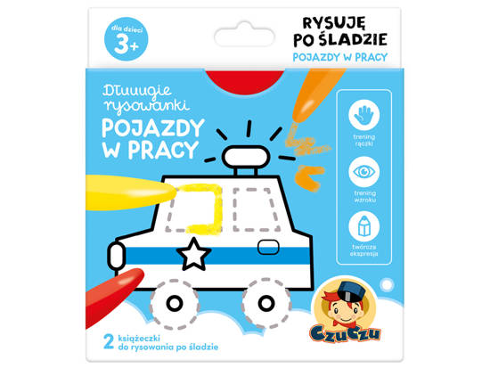 CzuCzu Dłuuugie rysowanki Pojazdy w pracy ZA4226