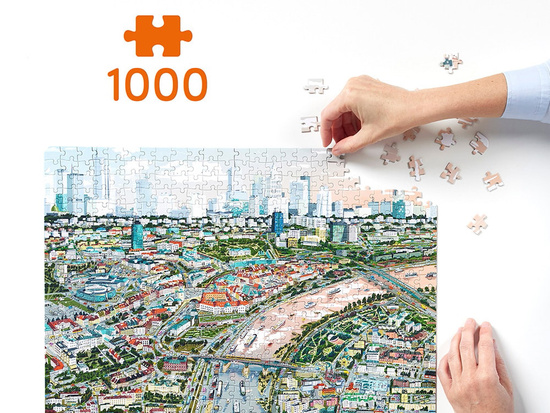 CzuCzu Puzzle Miasto Warszawa 1000 el. ZA4856