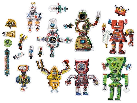 CzuCzu Puzzle kreatywne Robot Lab ZA4603