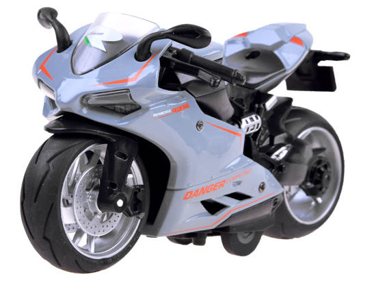 Diecast model Motocykl z naciągiem zabawka ZA3933 B