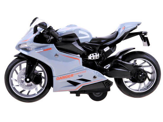 Diecast model Motocykl z naciągiem zabawka ZA3933 B