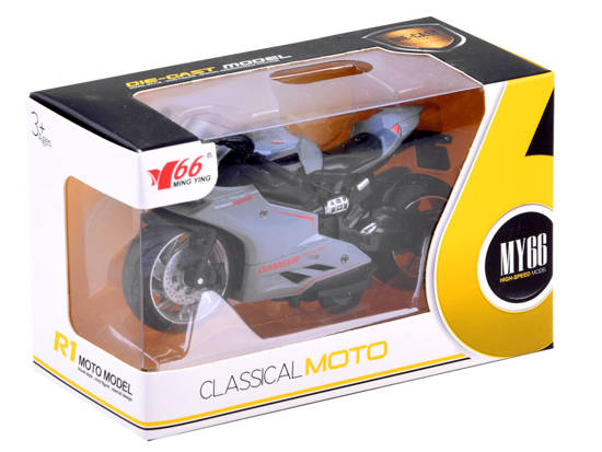 Diecast model Motocykl z naciągiem zabawka ZA3933 B